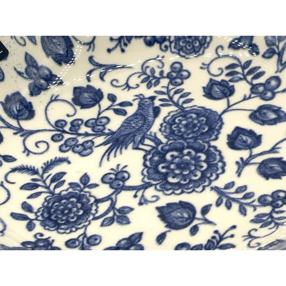 Royal Wessex by Churchill Victorian Calico Porcelain Salad Pasta Bowls Qty 2 NEW